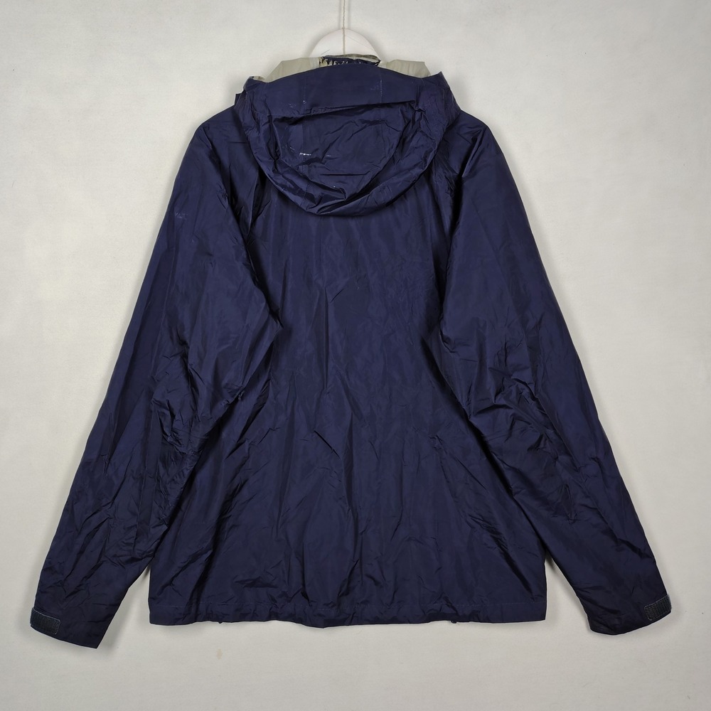 Patagonia H2No Hooded Packable Shell Jacket Navy Blue Mens Large 1198